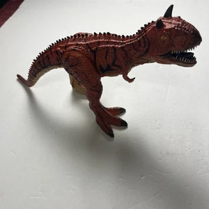 Adventure Force Carnotaurus Dinosauro Figura Giocattolo Corna Rossa 11" - Foto 1 di 22
