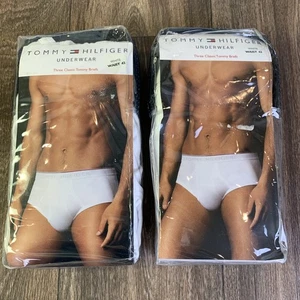 Tommy Hilfiger Underwear 5 Classic Briefs White 100% Combed Cotton Size 42 - Picture 1 of 4