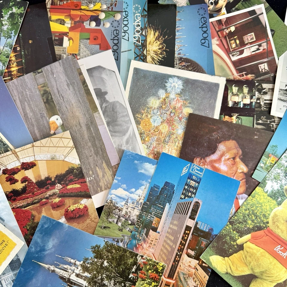 150 Postcard Lot Mixed Vintage to Modern Used & Unused Art Scrapbooking Crafting - Image 1 of 4