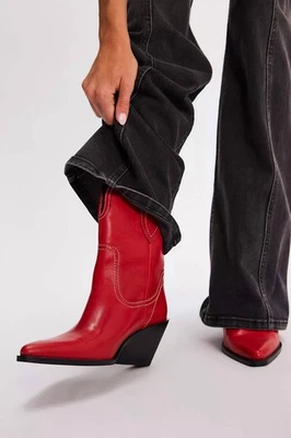 Mujer Free People PITCHFORK POINT WESTERN BOOT Zapatos Talla 7.5 Foto 1 de 4