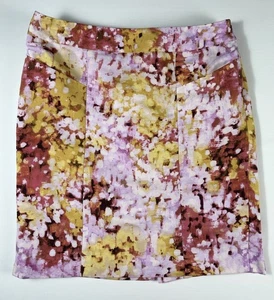Ann Taylor Loft Womens 2P Petite Multicolor Pencil Skirt Pockets Lined - Picture 1 of 15