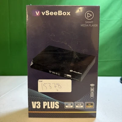 VSEEBOX V3 Plus Home Entertainment Box | Smooth & Easy Streaming - NEW - Image 1 of 3