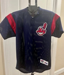 Majestic Diamond Collection Cleveland Indians - Guardians Jersey Shirt size M - Picture 1 of 6
