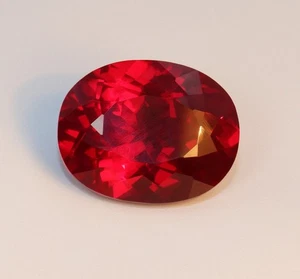 Piedras preciosas sueltas naturales de 15,60 quilates con certificación BURMA sangre de paloma rojo rubí sin calefacción - Imagen 1 de 6