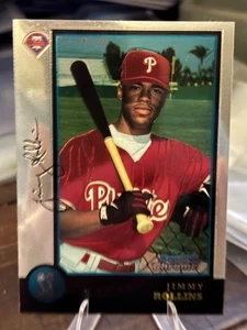 1998 Bowman Chrome #181 Jimmy Rollins RC - Bild 1 von 2