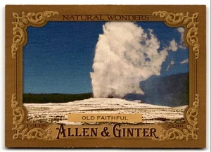 Old Faithful 2016 Topps Allen & Ginter Natural Wonders #NW-6 - Picture 1 of 2