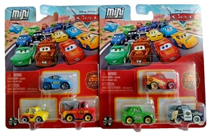 DISNEY PIXAR COCHES MINI CORREDORES RADIADOR RESORTE CARRERA Y RESCATE LOTE DE 2 NUEVOS 2025 - Imagen 1 de 2