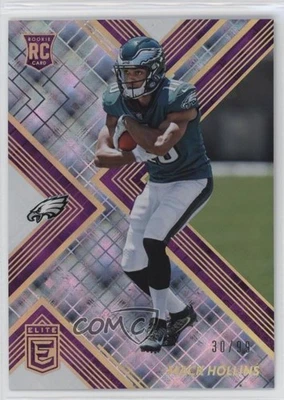 2017 Donruss Elite Rookies Purple /99 Mack Hollins #197 Rookie RC - Image 1 of 2