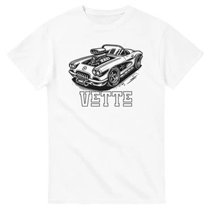 Camiseta clásica Hot Rod Corvette - Imagen 1 de 84