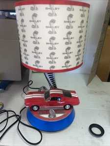 1968 Ford Mustang Cobra Shelby GT500 Collectors Table Lamp Engine Revs Works - Picture 1 of 9