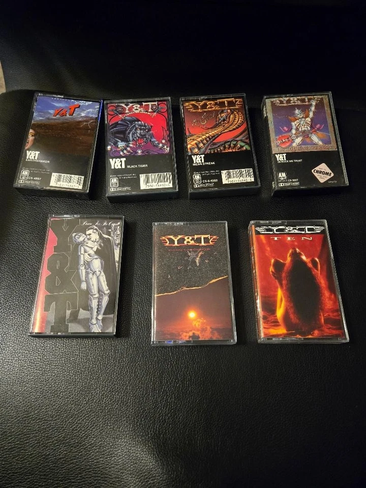 Yesterday & Today / Y&T 7 cassette lot USED VG - Image 1 of 2