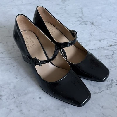 Naturalizer Women’s Mary Jane Heels Black Patent Leather Shoes Size 7.5 - Image 1 of 4