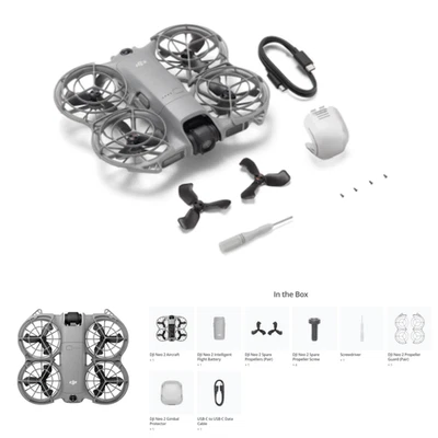 DJI Neo 2 (No RC) 1 Battery 4K Camera Drone Gesture Control - Image 1 of 4