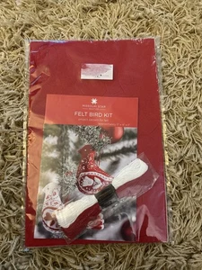 Neu Missouri Star Quilt Co Filz Vogel Stickerei Kit Weihnachtsschmuck - Bild 1 von 2