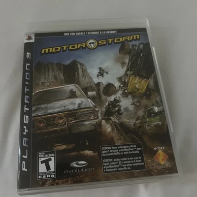 Motor Storm (Sony PlayStation 3, PS3, 2007) No Para Reventa Completo con Manual CIB Foto 1 de 3