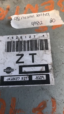 Computadora ecu ecm JA18K27 BS9 1998 Nissan Sentra Foto 1 de 4