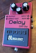 Boss DM-2W Waza Craft Delay Pedal with QuickRelease Mount on bottom for sale