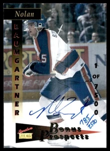 1995 Draft Day Bonus Prospects Signatures /2500 Nolan Baumgartner #BP2 Auto - Picture 1 of 2