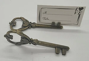20 Multi-Function Key Bottle Opener Place Card Holder Wedding Party Favor Decor - Picture 1 of 1