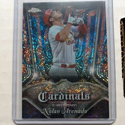 2022 Topps Chrome: Nolan Arenado P-4  Pinstriped Club Plaques Insert Card - Image 1 of 4