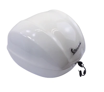 Vespa White 544 32 Lt Top Case for 1B00001600 No Hardware or Rack - Image 1 of 2