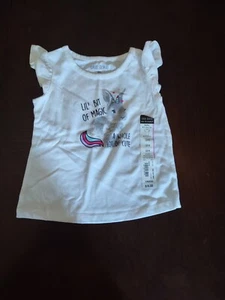 Lil' Bit Of Magic A Whole Lot Of Cute Girls Baby 9 Months Tank Top - Picture 1 of 6