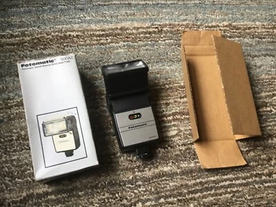 Fotomatic 500 AZ flash flash unit plug-in flash center contact - Boxed - Image 1 of 4