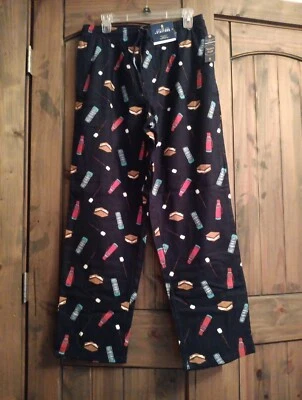 Pantalones de dormir Stafford para hombre Fogata Smores medianos nuevos con etiquetas Foto 1 de 4