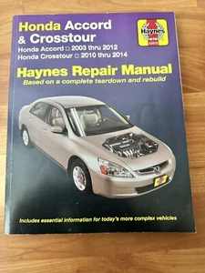 Pre-Owned, Honda Accord & Crosstour/Repair Manual, Haynes Publications  42015 - Bild 1 von 16