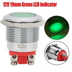 Long lasting 19mm LED Indicator Lamp with Green Light for Car Modification