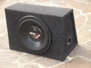 Sub Woofer mit Gehäuse, 30cm, max. 500W, Impact 5712 DVC 12" Woofer, Doppelspu - Bild 1 von 1