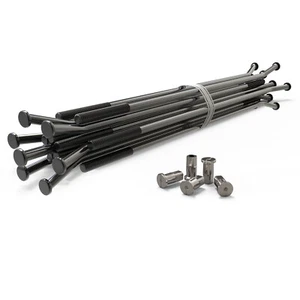 BLK-Spokes GRY-Nipple Kit  YZ250 Yamaha PREMIUM GPS G4 19 Rear 02-17 YZ250 - Picture 1 of 2