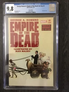 EMPIRE OF THE DEAD Act 1 CGC 9.8 GEORGE ROMERO 1:25 CHO VARIANT - Picture 1 of 2