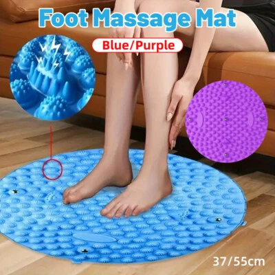 37/55cm Circular Foot Massage Pad Acupressure Pressure Plate Reflexology Mat - image 1 of 4