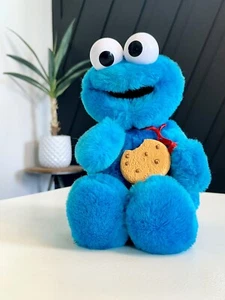 Vintage 1997 TYCO Seasame Street Yum Yum Cookie Monster (Tested) - Picture 1 of 11
