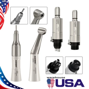 AZDENT Dental Low Speed Handpiece Contra Angle Straight Air Motor 2/4H E-Type - Picture 1 of 43