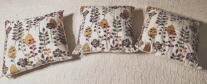 'Pier 1 Imports' SA Elena Gilbert 3-pc Throw Pillow Lot-18"x18" - Picture 1 of 11