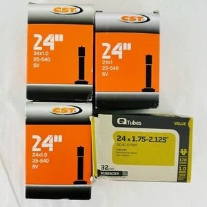 CST 24 x 1 Schrader Valve SV tube Cheng Shin Tire 25-540 - Picture 1 of 8