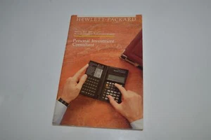 *CF* HEWLETT PACKARD HP -PERSONAL INVESTMENT CONSULTANT MANUAL-CALCULATOR (CLC2) - Picture 1 of 2