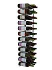 RevueVino wall mounted metal wine rack- Silver - 36 Bottles - 4 Foot - 3 Deep