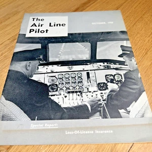 1958 THE AIR LINE PILOT Magazine EISENHOWER & Air Force 1 / ALPA - Foto 1 di 13