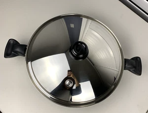 Saladmaster Versa Tec TP304-316 Surgical Stainless Steel 7 Qt Wok w/Vapor Lid - Picture 1 of 9