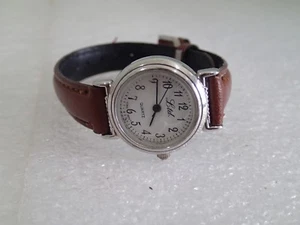 LTD QUARZ BRAUN SCHWARZ ZWEIFARBIGES ARMBAND ANALOG UHR GESCHENK *BRAUCHT BATTERIE* - Bild 1 von 4
