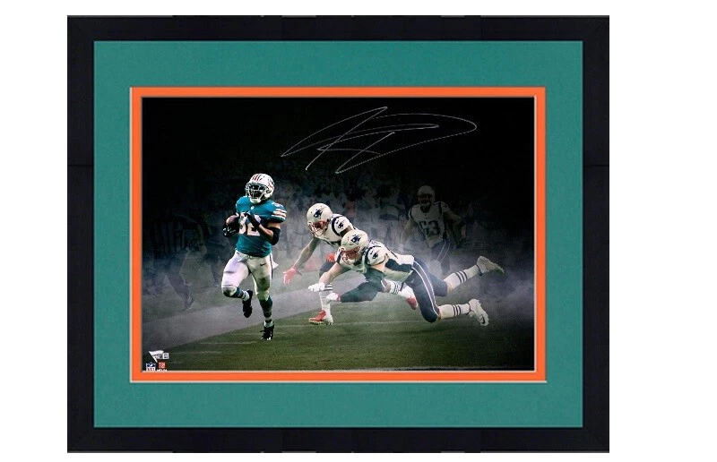NFL Framed Kenyan Drake Miami Dolphins Autographed 16" x 20" - Image 1 of 1
