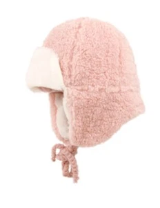 Soft Warm Sherpa Fur Trapper Hat Kids Winter Hat with Adjustable Ear Flap - Picture 1 of 11