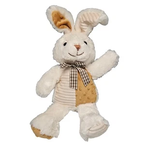 Homerbest Conejo Peluche Crema Bronceado Marrón Arco a Cuadros Peluche Suave 14" - Imagen 1 de 11