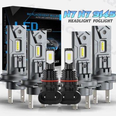 For Kia Soul EV 2015 2016 2017 Combo H7 H7&9145 LED Headlight Fog Light Bulbs Foto 1 de 4