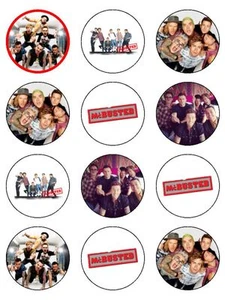 12 x McBusted 2" PAPEL DE ARROZ PREMIUM PRECORTADO Comestible CupCake/CakeToppers - Imagen 1 de 1