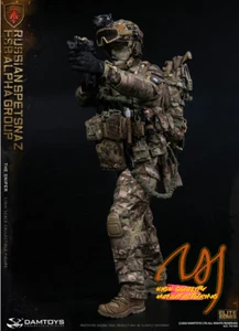 EN STOCK Nueva Figura DAMTOYS 78100 Russian Spetsnaz FSB Alpha Group Francotirador 12" - Imagen 1 de 14