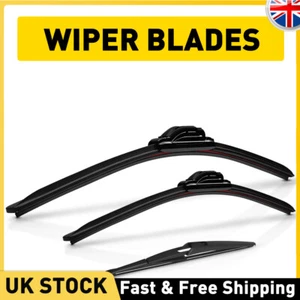 Wiper Blades For NISSAN Qashqai 2014-2021 Windscreen Window Wipers 3x 26+17+12'' - Picture 1 of 20